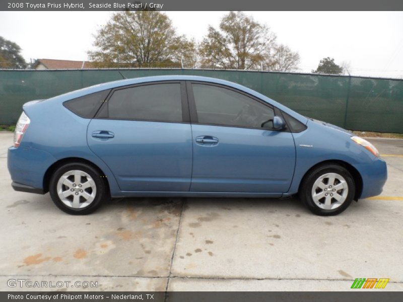 Seaside Blue Pearl / Gray 2008 Toyota Prius Hybrid