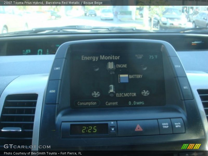 Barcelona Red Metallic / Bisque Beige 2007 Toyota Prius Hybrid