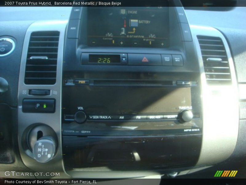 Barcelona Red Metallic / Bisque Beige 2007 Toyota Prius Hybrid