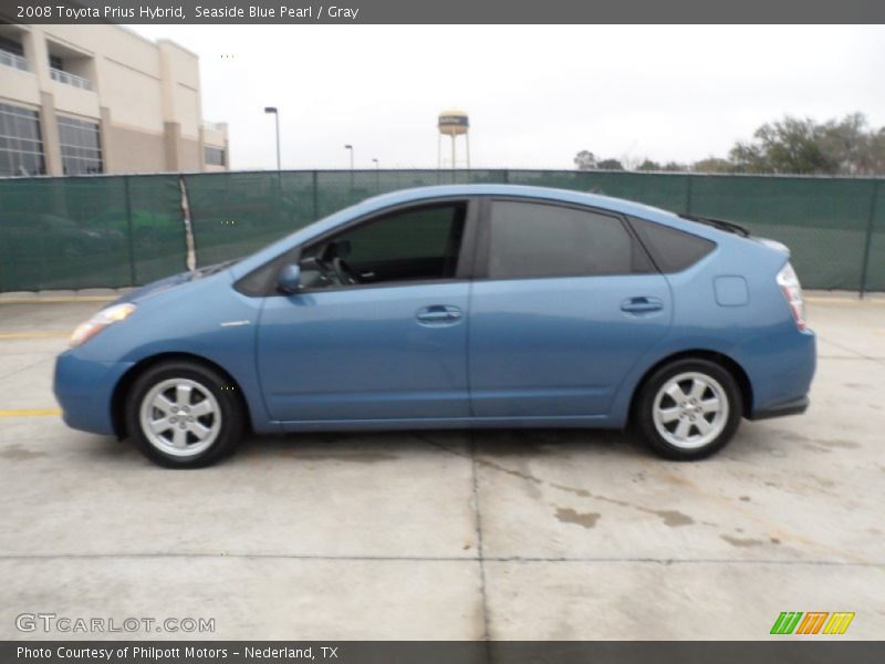 Seaside Blue Pearl / Gray 2008 Toyota Prius Hybrid