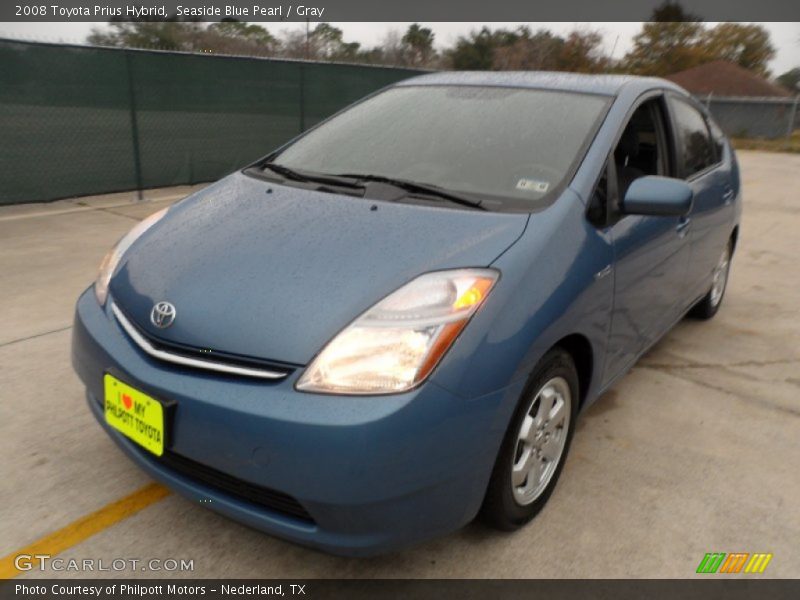 Seaside Blue Pearl / Gray 2008 Toyota Prius Hybrid