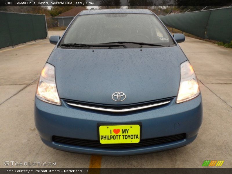 Seaside Blue Pearl / Gray 2008 Toyota Prius Hybrid