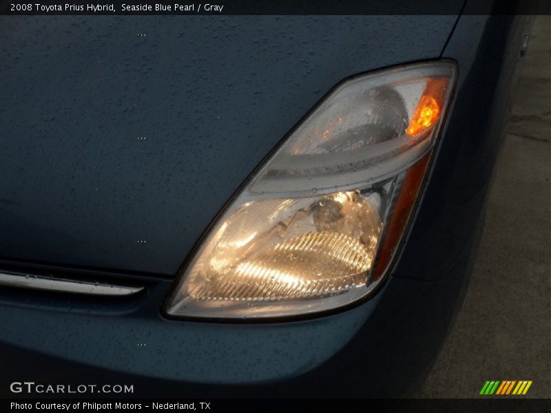 Seaside Blue Pearl / Gray 2008 Toyota Prius Hybrid
