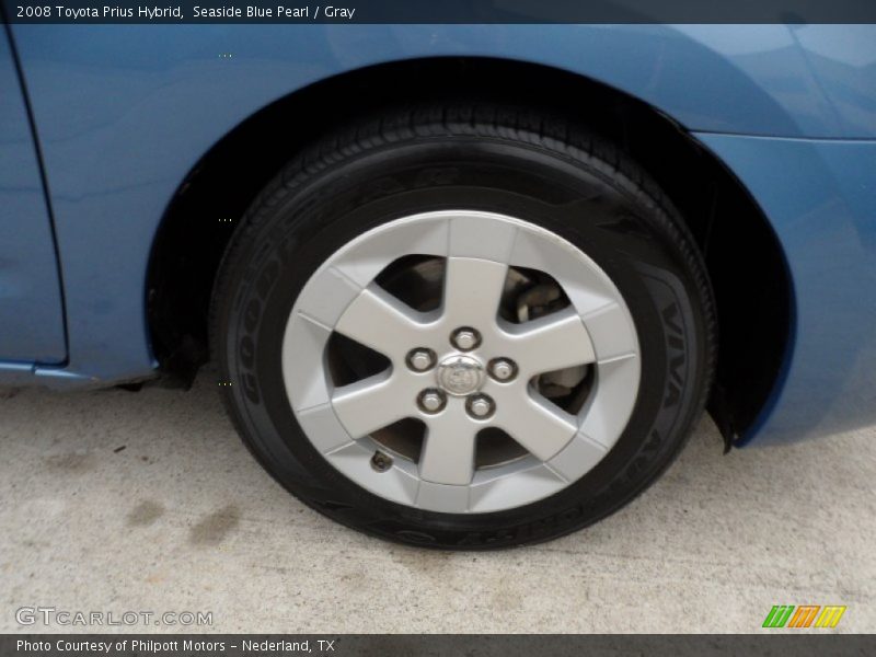Seaside Blue Pearl / Gray 2008 Toyota Prius Hybrid