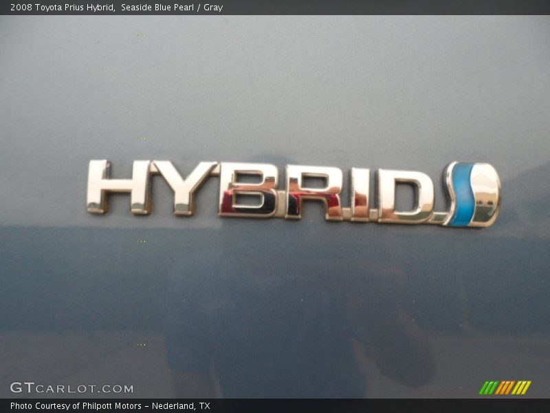Seaside Blue Pearl / Gray 2008 Toyota Prius Hybrid