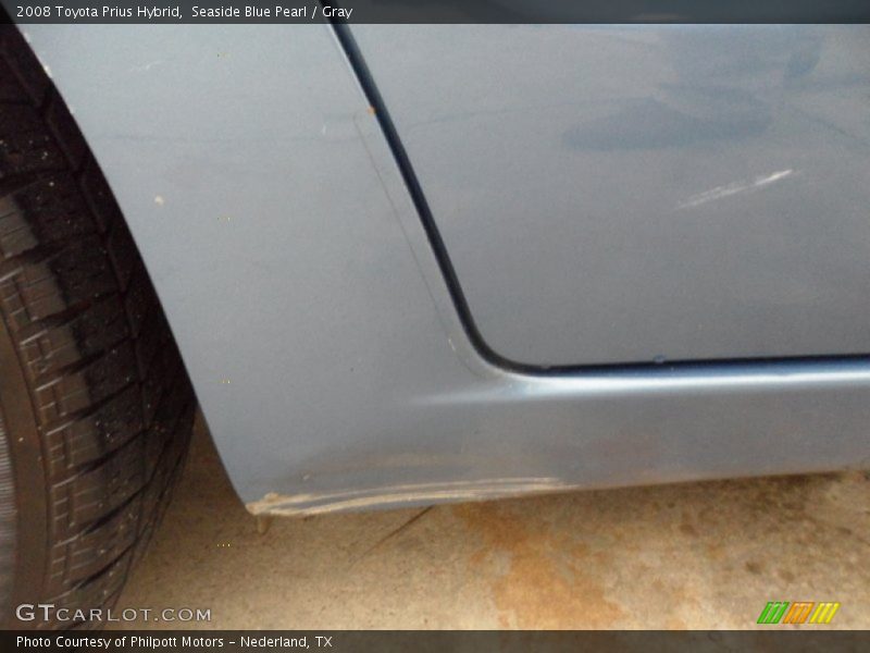 Seaside Blue Pearl / Gray 2008 Toyota Prius Hybrid