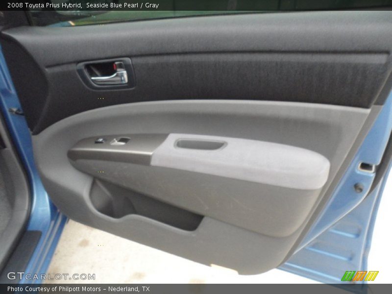 Seaside Blue Pearl / Gray 2008 Toyota Prius Hybrid