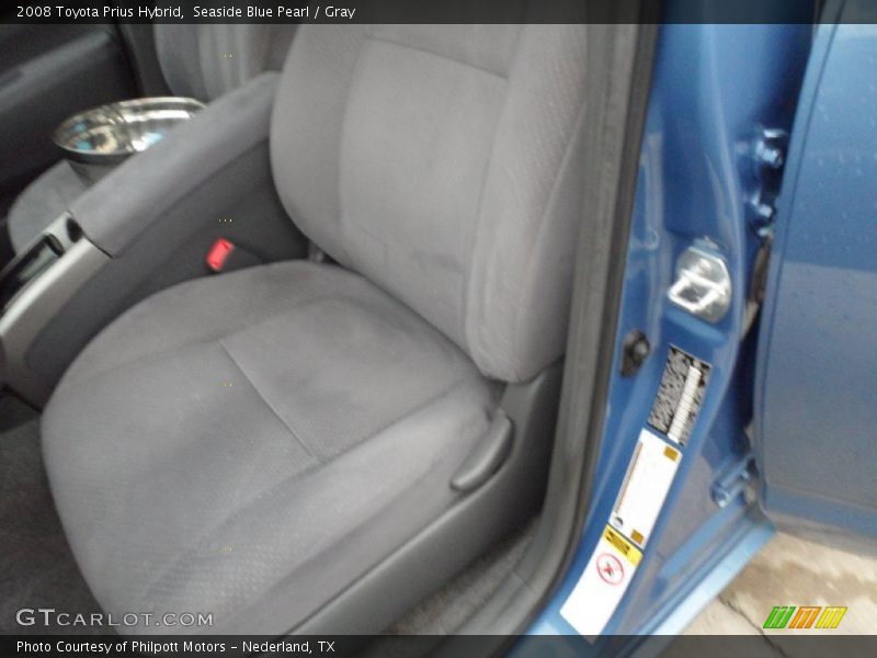 Seaside Blue Pearl / Gray 2008 Toyota Prius Hybrid