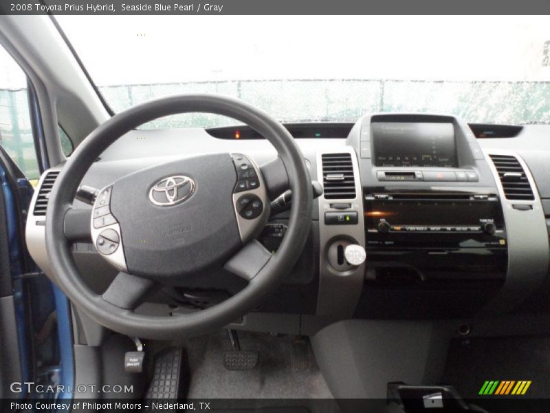 Seaside Blue Pearl / Gray 2008 Toyota Prius Hybrid