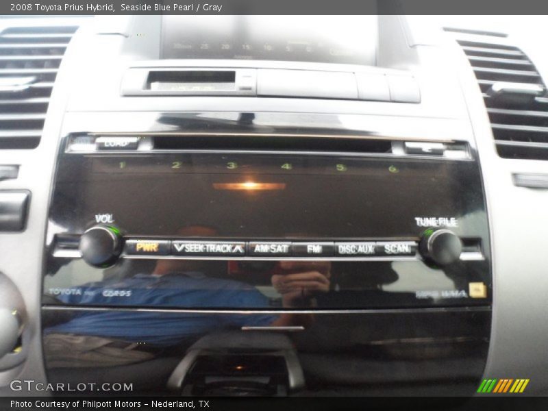 Seaside Blue Pearl / Gray 2008 Toyota Prius Hybrid