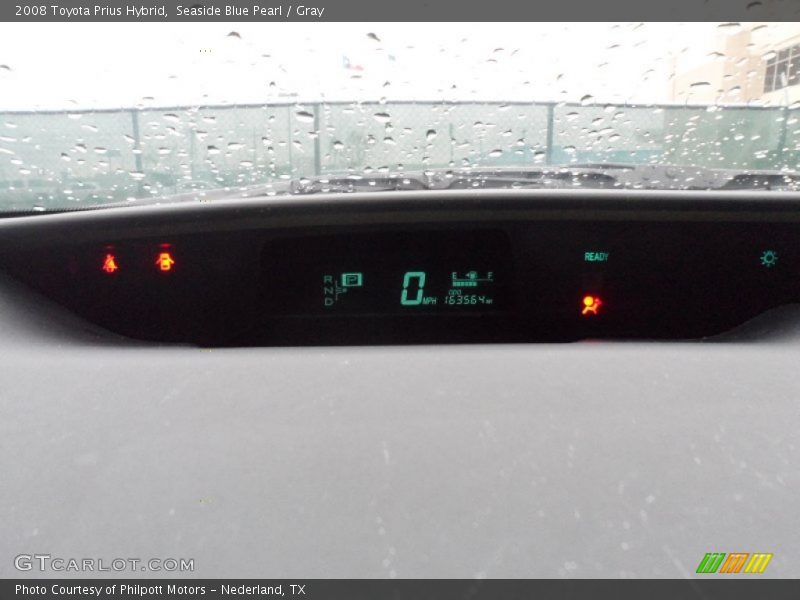 Seaside Blue Pearl / Gray 2008 Toyota Prius Hybrid