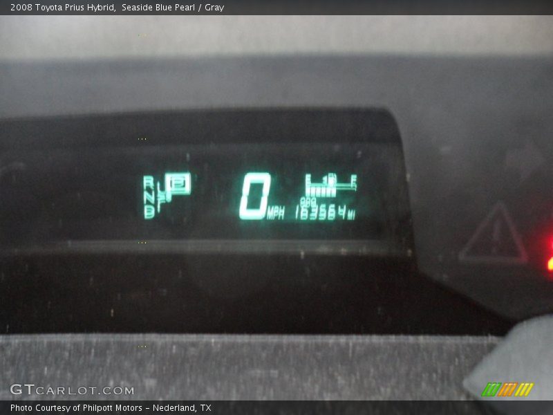 Seaside Blue Pearl / Gray 2008 Toyota Prius Hybrid