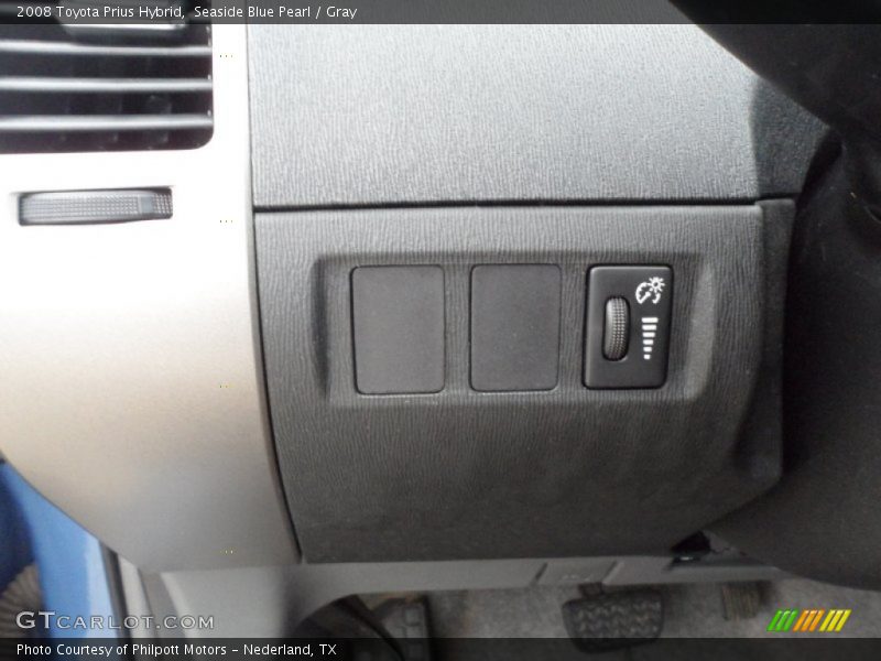 Seaside Blue Pearl / Gray 2008 Toyota Prius Hybrid