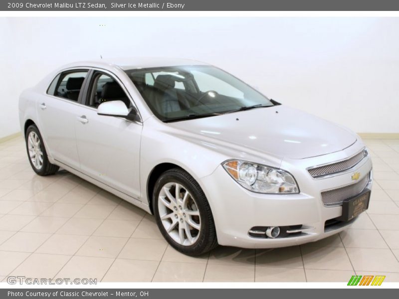Silver Ice Metallic / Ebony 2009 Chevrolet Malibu LTZ Sedan