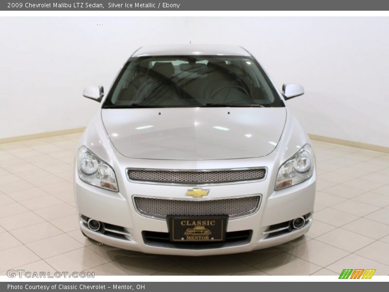 Silver Ice Metallic / Ebony 2009 Chevrolet Malibu LTZ Sedan