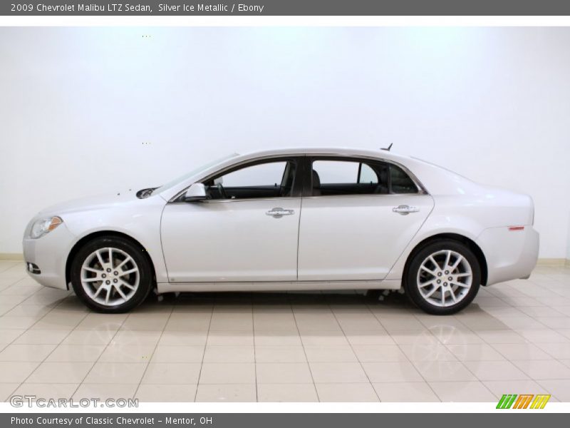 Silver Ice Metallic / Ebony 2009 Chevrolet Malibu LTZ Sedan