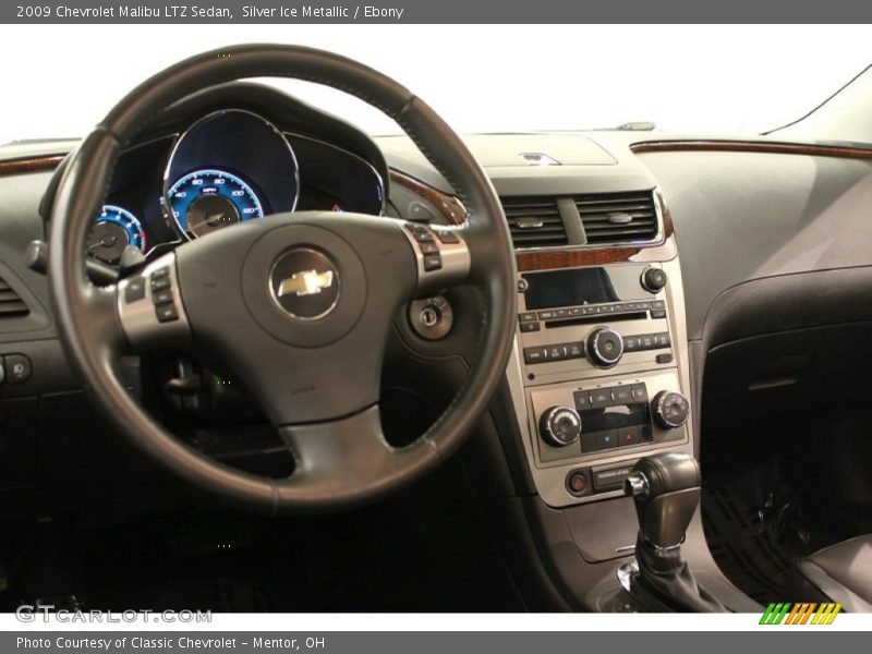 Silver Ice Metallic / Ebony 2009 Chevrolet Malibu LTZ Sedan