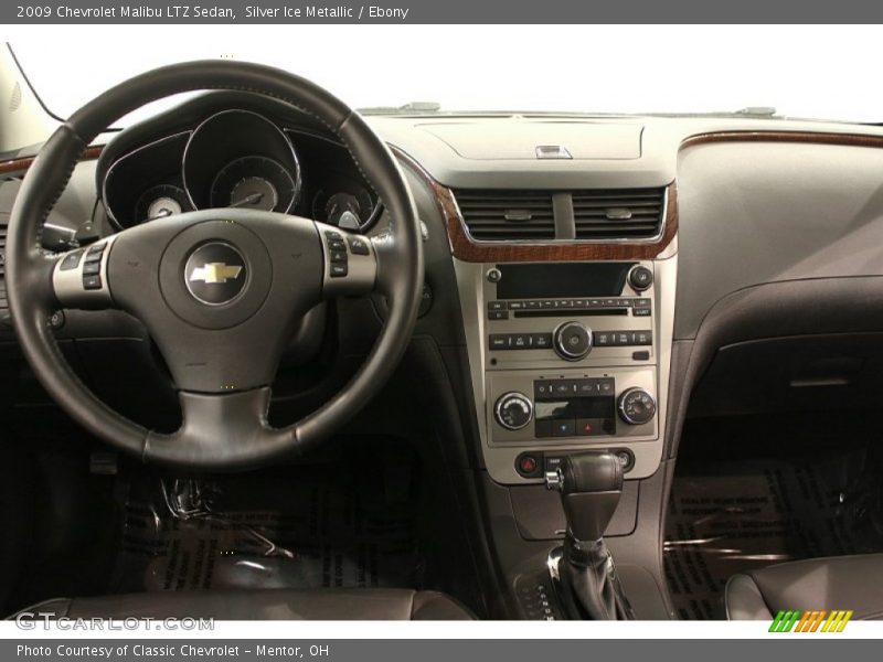 Silver Ice Metallic / Ebony 2009 Chevrolet Malibu LTZ Sedan