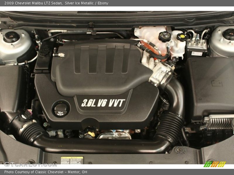Silver Ice Metallic / Ebony 2009 Chevrolet Malibu LTZ Sedan