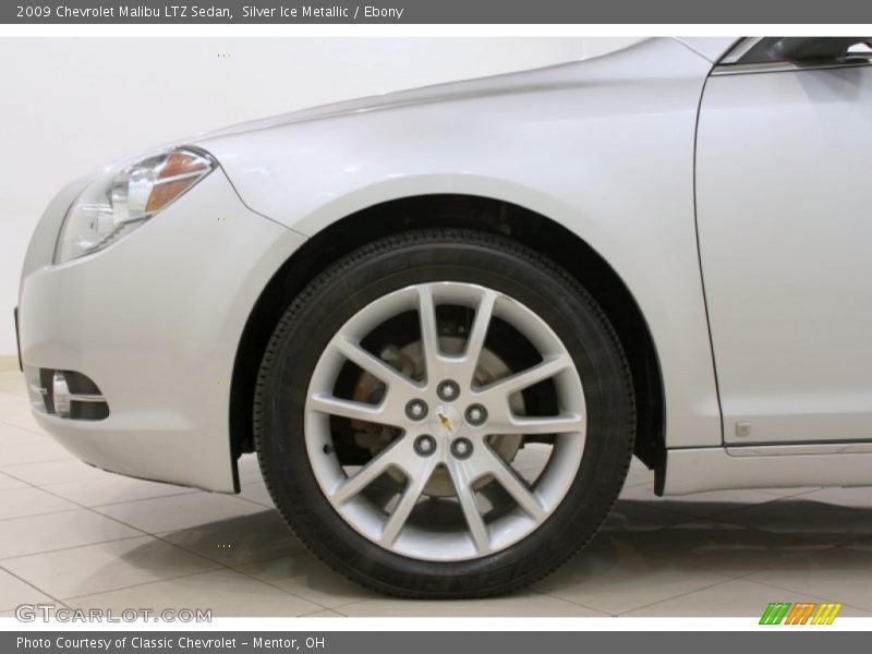 Silver Ice Metallic / Ebony 2009 Chevrolet Malibu LTZ Sedan