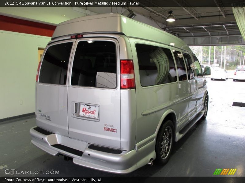 Pure Silver Metallic / Medium Pewter 2012 GMC Savana Van LT Conversion