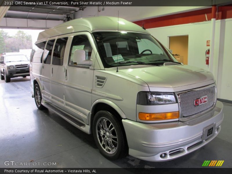 Pure Silver Metallic / Medium Pewter 2012 GMC Savana Van LT Conversion
