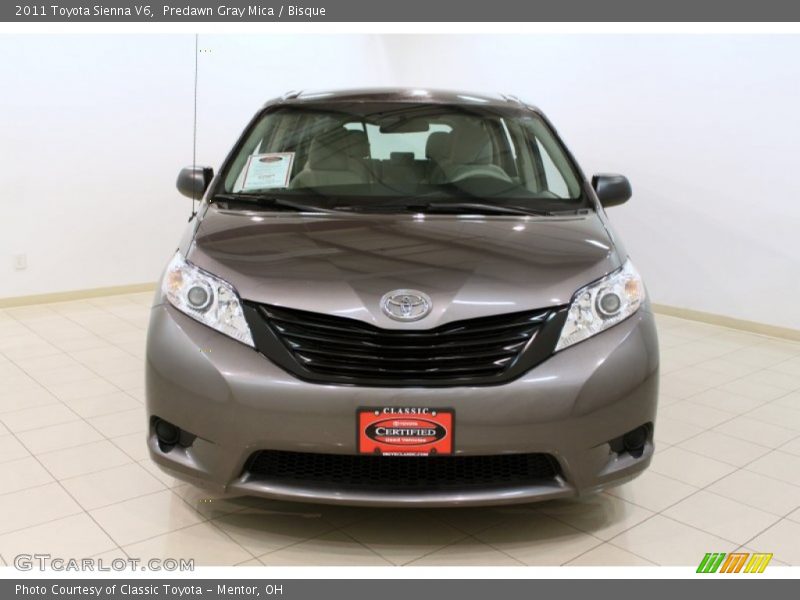 Predawn Gray Mica / Bisque 2011 Toyota Sienna V6