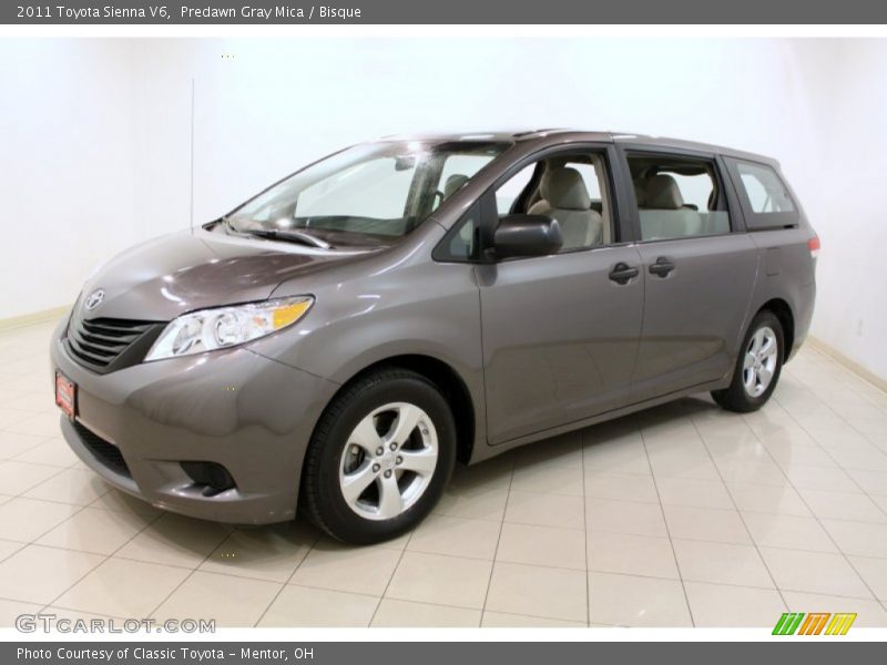 Predawn Gray Mica / Bisque 2011 Toyota Sienna V6