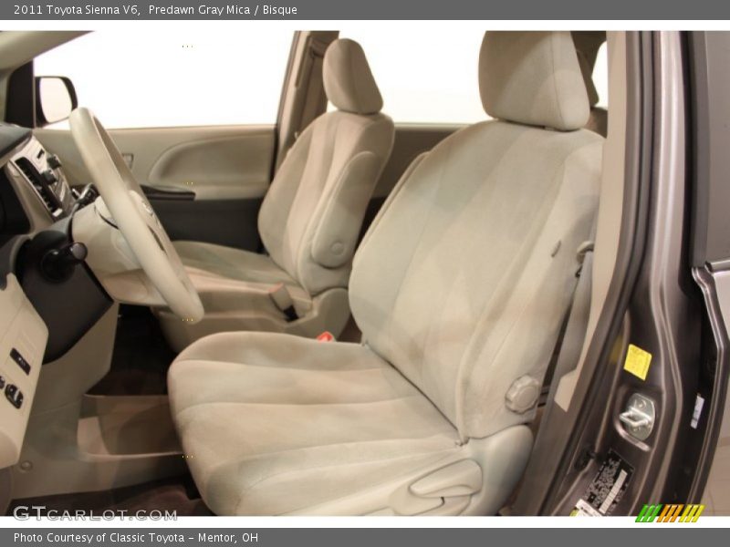 Predawn Gray Mica / Bisque 2011 Toyota Sienna V6