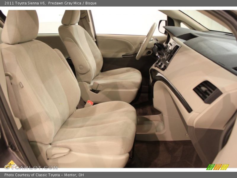 Predawn Gray Mica / Bisque 2011 Toyota Sienna V6