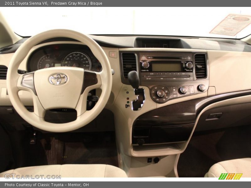 Predawn Gray Mica / Bisque 2011 Toyota Sienna V6