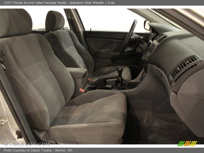 Alabaster Silver Metallic / Gray 2007 Honda Accord Value Package Sedan