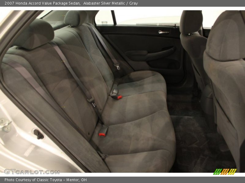 Alabaster Silver Metallic / Gray 2007 Honda Accord Value Package Sedan