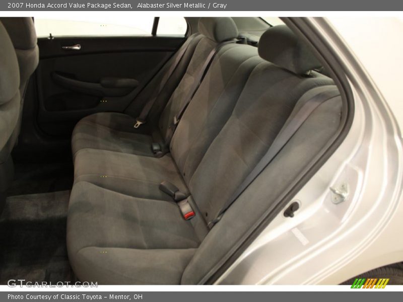 Alabaster Silver Metallic / Gray 2007 Honda Accord Value Package Sedan