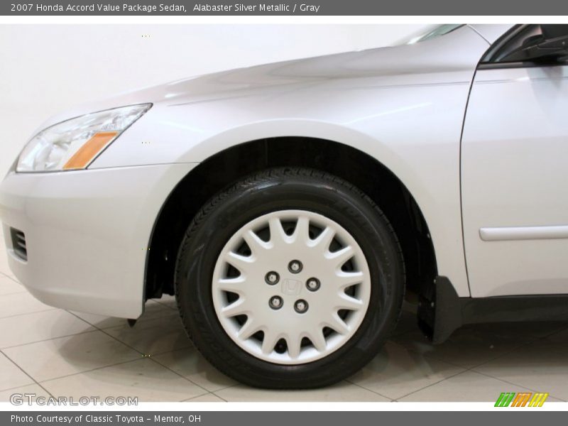 Alabaster Silver Metallic / Gray 2007 Honda Accord Value Package Sedan