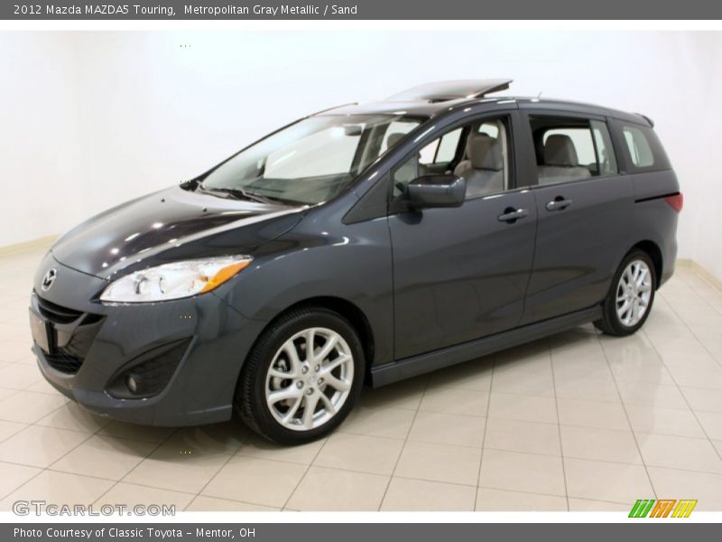 Metropolitan Gray Metallic / Sand 2012 Mazda MAZDA5 Touring