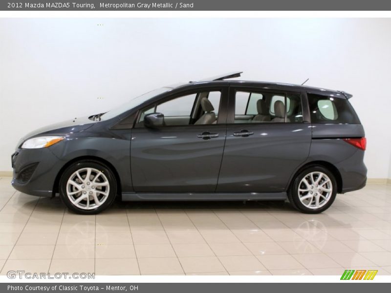 Metropolitan Gray Metallic / Sand 2012 Mazda MAZDA5 Touring