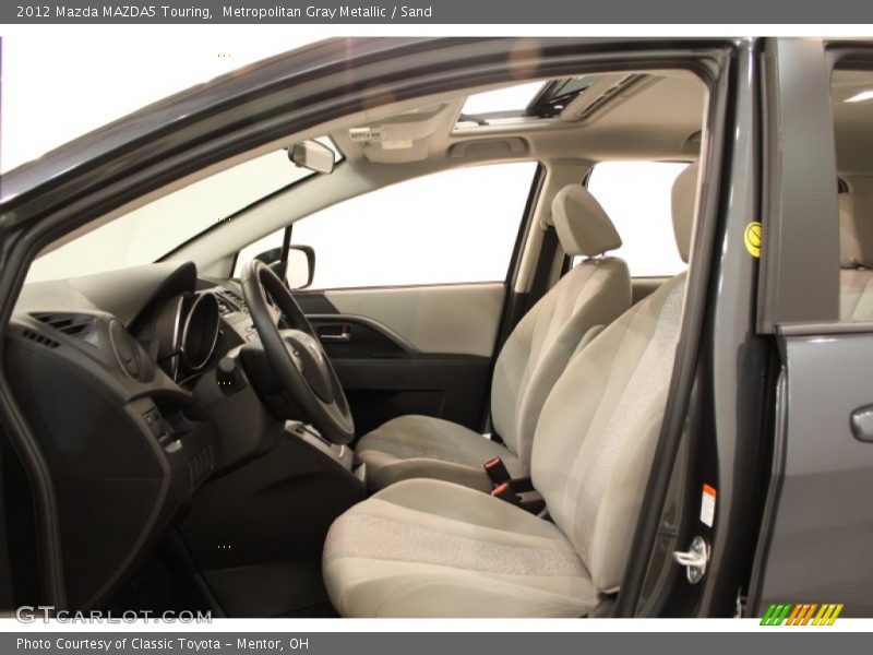Metropolitan Gray Metallic / Sand 2012 Mazda MAZDA5 Touring