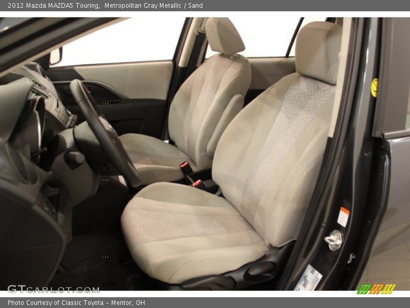 Metropolitan Gray Metallic / Sand 2012 Mazda MAZDA5 Touring
