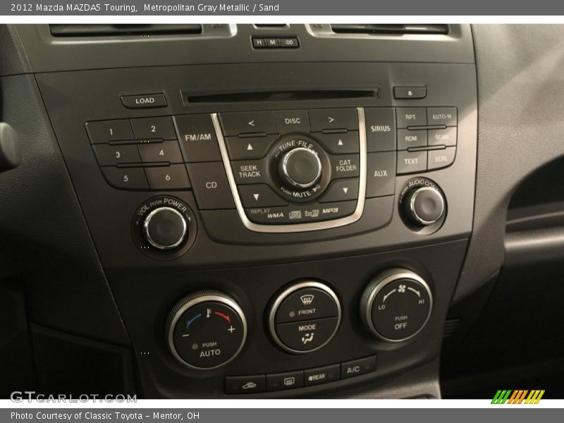 Metropolitan Gray Metallic / Sand 2012 Mazda MAZDA5 Touring