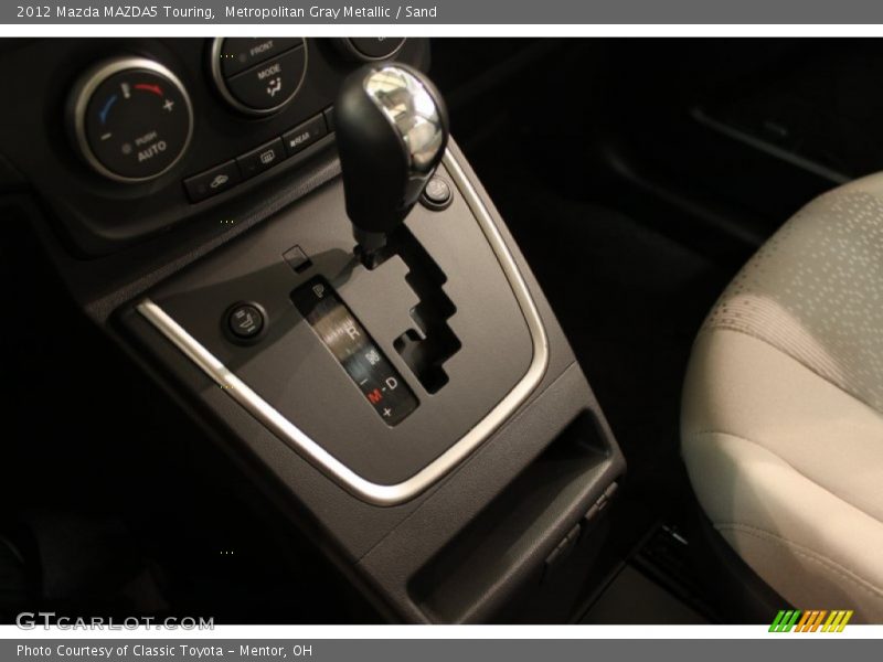 Metropolitan Gray Metallic / Sand 2012 Mazda MAZDA5 Touring