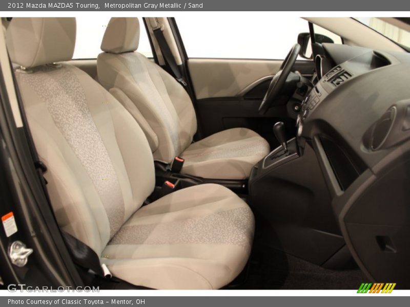 Metropolitan Gray Metallic / Sand 2012 Mazda MAZDA5 Touring