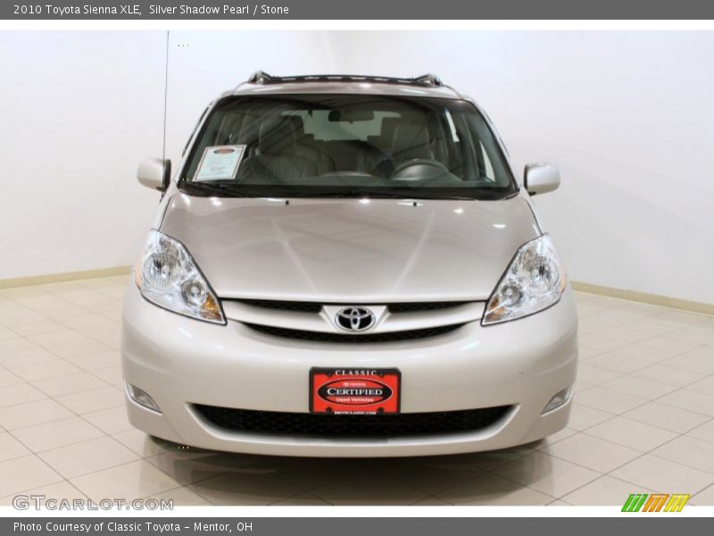 Silver Shadow Pearl / Stone 2010 Toyota Sienna XLE