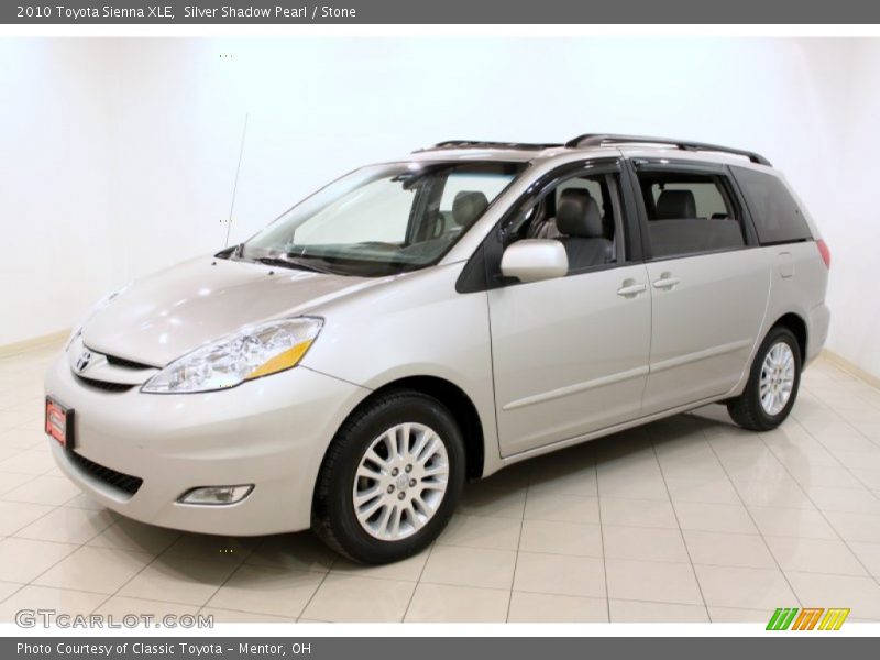 Silver Shadow Pearl / Stone 2010 Toyota Sienna XLE