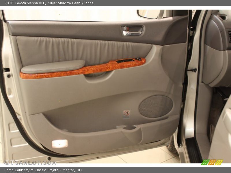 Silver Shadow Pearl / Stone 2010 Toyota Sienna XLE