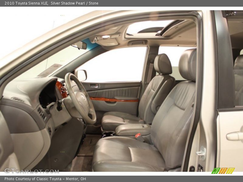 Silver Shadow Pearl / Stone 2010 Toyota Sienna XLE