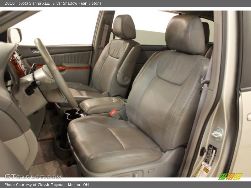 Silver Shadow Pearl / Stone 2010 Toyota Sienna XLE
