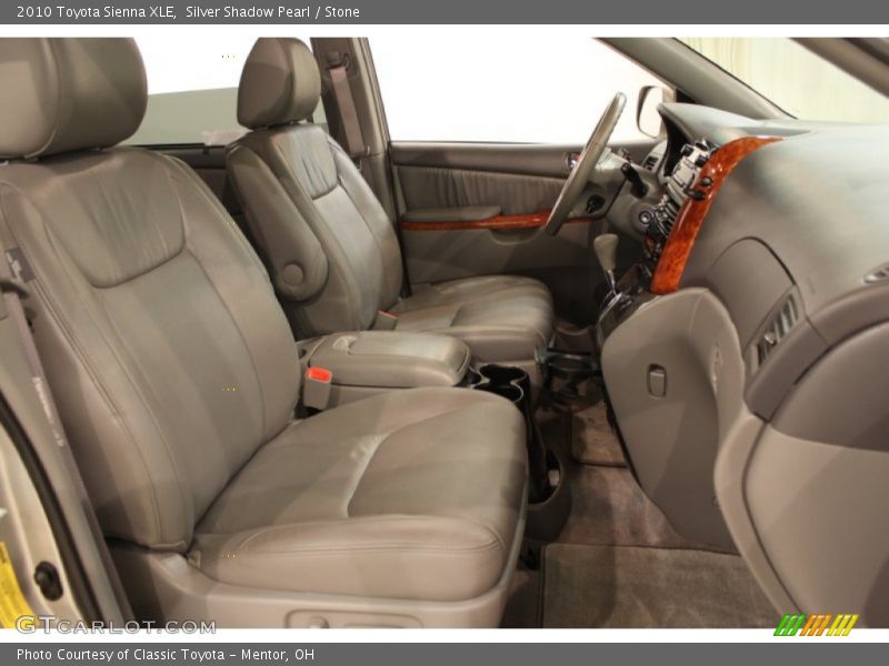 Silver Shadow Pearl / Stone 2010 Toyota Sienna XLE