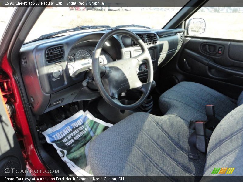 Bright Red / Graphite 1998 Chevrolet S10 Regular Cab