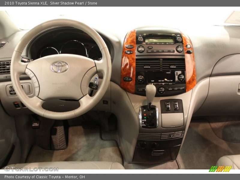 Silver Shadow Pearl / Stone 2010 Toyota Sienna XLE